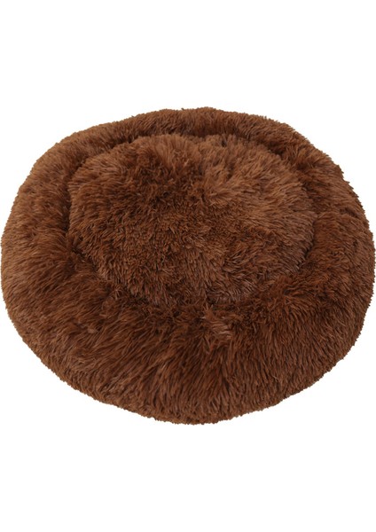 Kedi Kumu Yuvarlak Yuva Peluş Pet Yatak (Yurt Dışından)