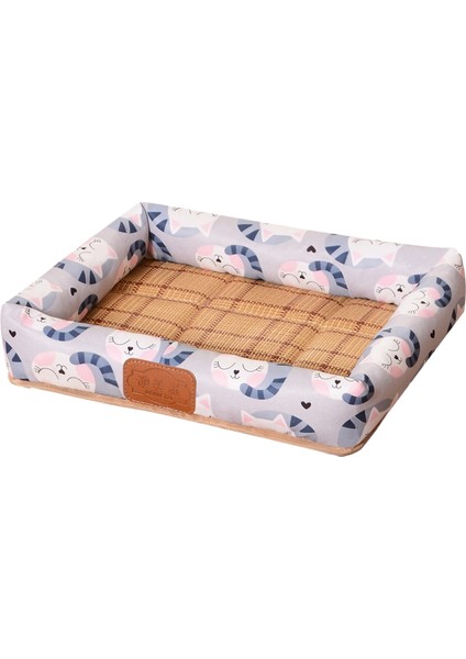Kedi Kumu Yuvarlak Yuva Peluş Pet Yatak (Yurt Dışından)