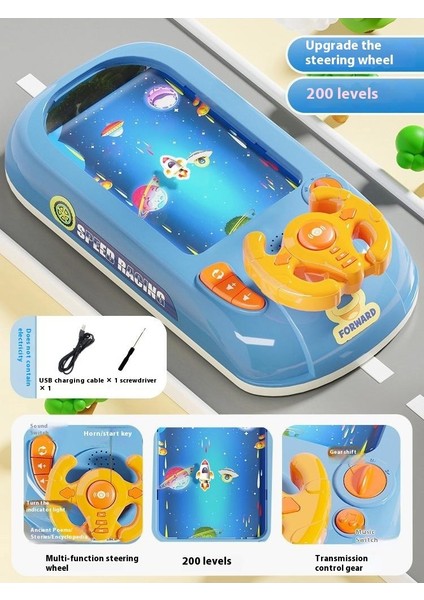 Konsantrasyon Eğitimi Araba Direksiyonu Çocuk Puzzle Masaüstü Oyunu Oyuncaklar Yarış Arabası Atılım Macerası (Yurt Dışından)