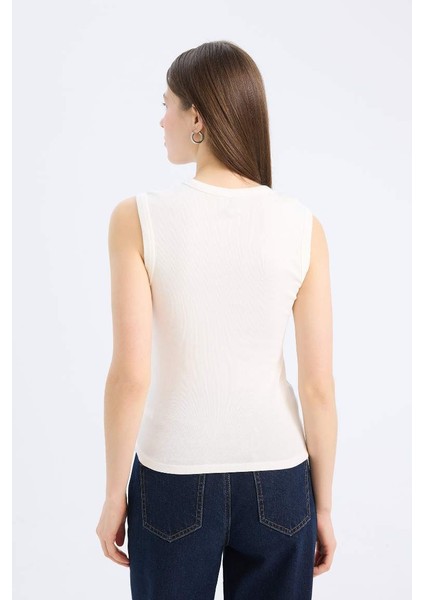 Yeni Sezon Slim Fit Dar Kesim V Yaka Ribana Atlet indirimleri