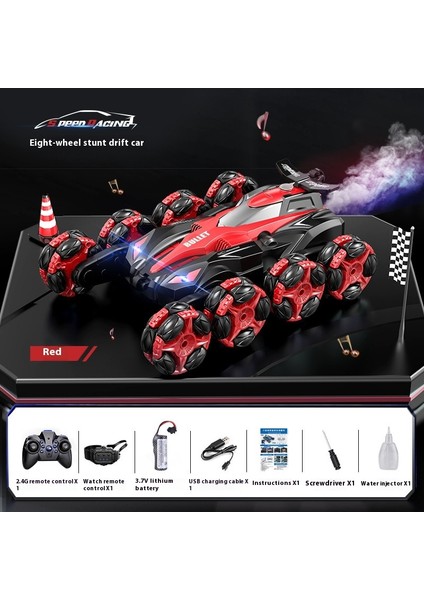 Yeni Dublör Rc Araba Çift Taraflı Drift 4WD Buggy (Yurt Dışından)