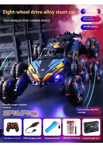 Yeni Dublör Rc Araba Çift Taraflı Drift 4WD Buggy (Yurt Dışından)