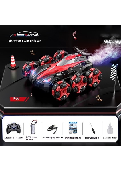 Yeni Dublör Rc Araba Çift Taraflı Drift 4WD Buggy (Yurt Dışından)