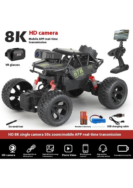 Açık Off-Road Tırmanma Uzaktan Kumanda Araba Buggy Elektrikli Yüksek Hızlı 4WD Tırmanma Araba Oyuncak Araba (Yurt Dışından)