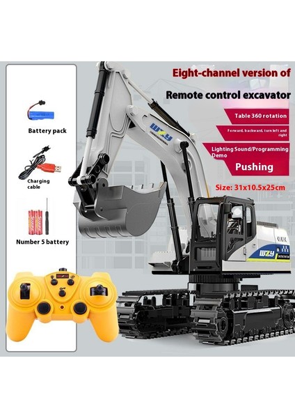 Uzaktan Kumandalı Oyuncaklar Simülasyon Buldozer Ekskavatör Damperli Kamyon Alaşımlı Mühendislik Araçları (Yurt Dışından)