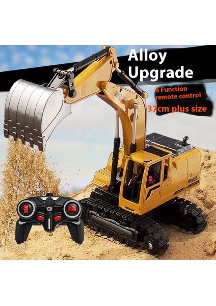 Elektrikli Uzaktan Kumandalı Ekskavatör Buldozer Vinç Çocuk Kablosuz Mühendislik Araç Araba Modeli (Yurt Dışından)