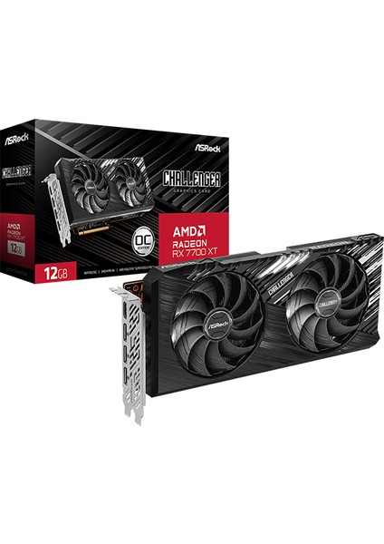 Amd Radeon Rx 7700 Xt Challenger 12GB Oc Gddr6 192BIT Gaming (Oyuncu) Ekran Kartı