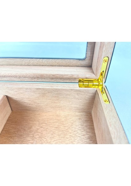 Vip Camlı Puro Saklama Kutusu/humidor - Kahverengi fırsatları