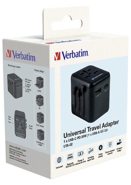Uta-02 Evrensel Seyahat Adaptörü