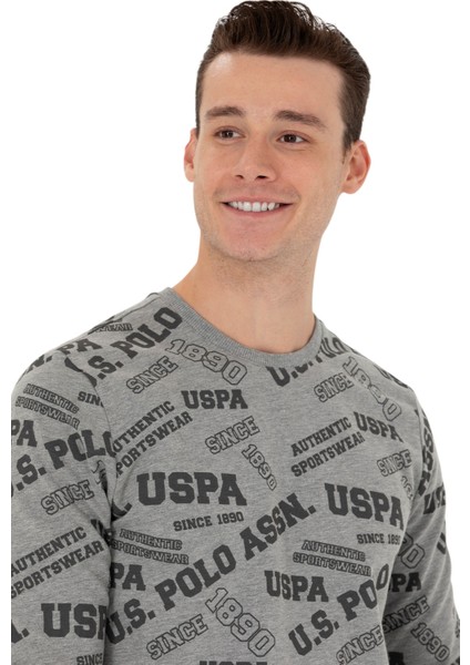 Erkek Gri Melanj Sweatshirt 1451942 fırsatları