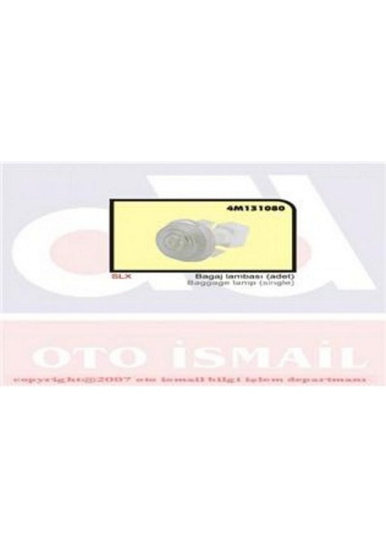 Bagaj Lambasi M131-ŞAHİN-DOĞAN-SLX Dpmah