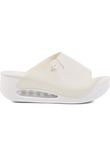 Beyaz Air Taban Kadın Terlik 100-962 Z modelleri