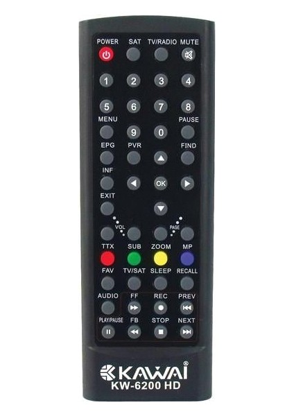 KW-6200 HD Uydu Alıcı Kumandası