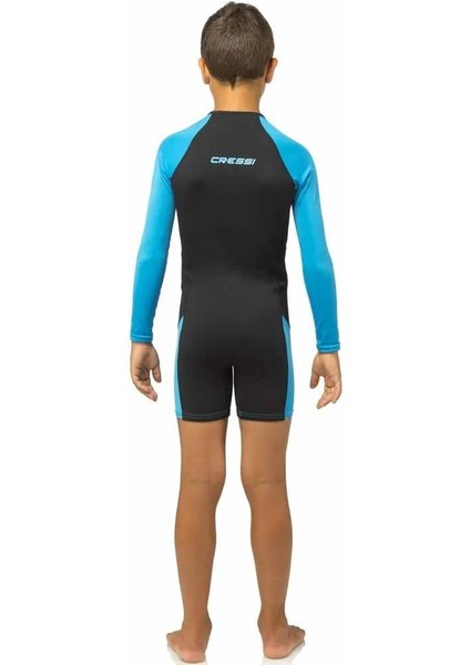 Little Shark Junior Shorty Ls Dalış Elbisesi Black / Pınk-2mm - 5/6 Yaş