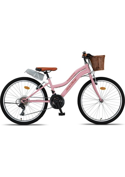 Retro Classic 24 Jant 21 Vites - Vintage Bisiklet Pembe