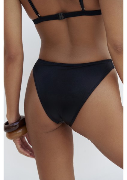 Bintang Düz Kesim Siyah Bikini Altı
