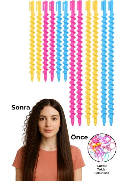 İnce Model Spiral Saç Kıvırma Aparatı