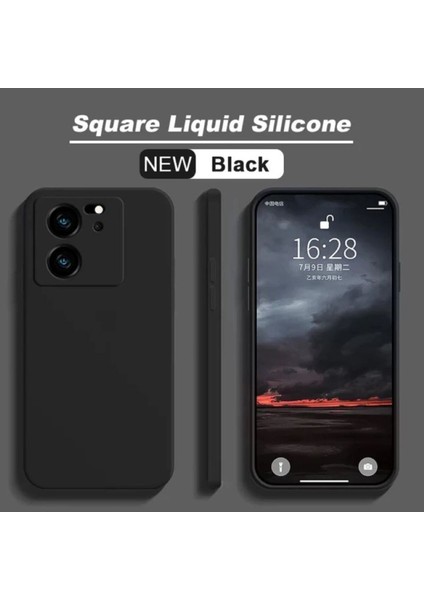Xiaomi Mi 13T / 13T Pro Kılıf Kadife Iç Yüzeyli Lansman Kamera Korumalı Yumuşak Soft Silikon Kapak