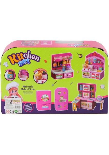 22282-YQL132-3 Mutfak Oyun Seti -Asya Oyuncak