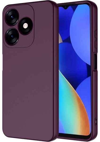 Tecno Spark 10C Kılıf Kamera Korumalı Lansman Kadife Iç Yüzeyli (Şık Tasarım) Silikon Kap