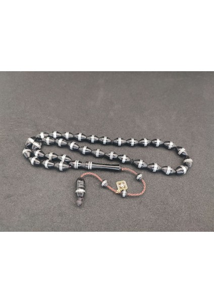Hakan Kaya Usta Eseri Gümüş Sarmal Inci Siyahı Kuka Sertifikalı 7976
