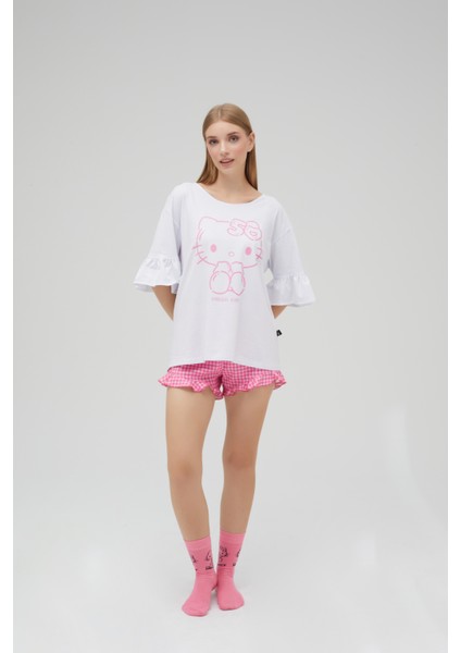 Lisanslı Şortlu Kısa Kol Pijama Takımı fiyatları
