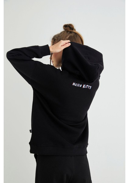 Lisanslı Baskılı 3D Kapüşonlu Kalın Sweatshirt fiyatları