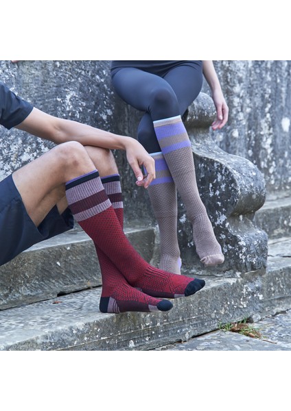 Bambu Dikişsiz Renkli Diz Boyu 15-20 mm Hg Basınçlı Kompresyon Çorap 3596 indirimleri