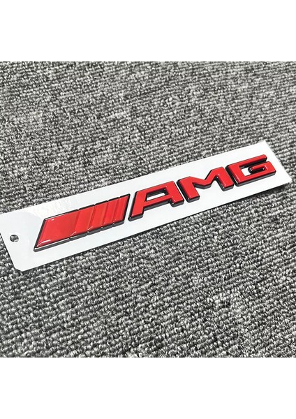 Özel Tasarım Piano Black Kırmızı Amg Bagaj Yazısı Mercedes Slk modelleri