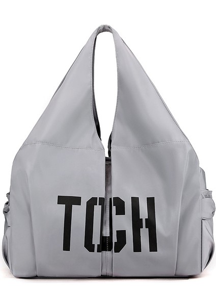 Kadın Naylon Omuz Çantası Büyük Kapasiteli Seyahat Çantası Açık Hava Eğlence Çantası (Yurt Dışından)