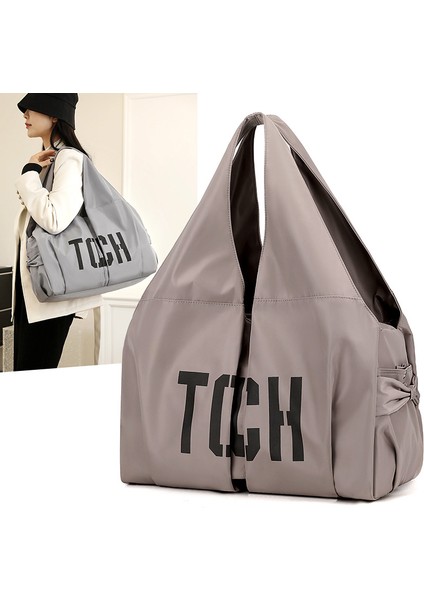 Kadın Naylon Omuz Çantası Büyük Kapasiteli Seyahat Çantası Açık Hava Eğlence Çantası (Yurt Dışından) fiyatları