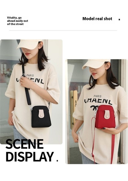 Dikey Cep Telefonu Çantası Omuz Çapraz Askılı Küçük Çanta Boş Zaman Çantası (Yurt Dışından) fiyatları