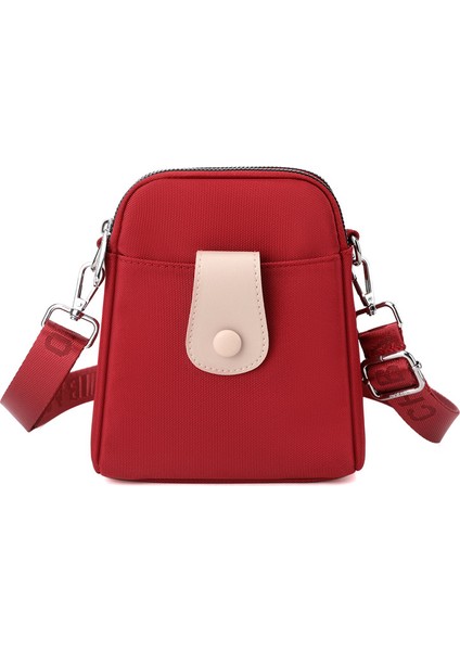 Dikey Cep Telefonu Çantası Omuz Çapraz Askılı Küçük Çanta Boş Zaman Çantası (Yurt Dışından)