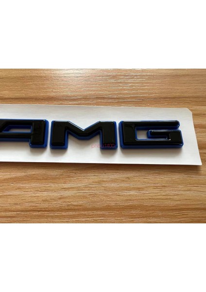 Özel Tasarım Gloss Black Mavi Amg Bagaj Yazısı Mercedes E fırsatları