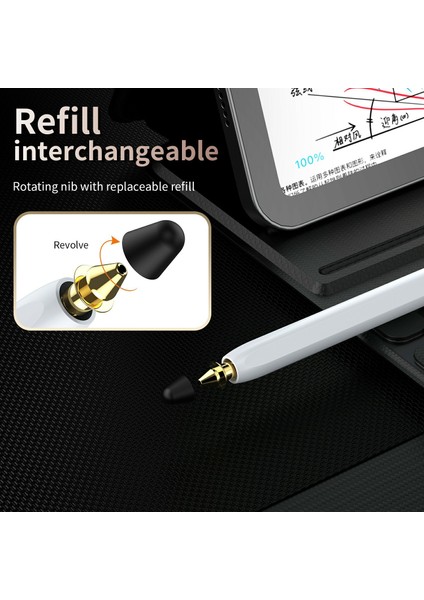 Tablet Telefon Kalemi Hassas Yazı Şarj Edilebilir Kapasitif Kalem-Beyaz (Yurt Dışından) modelleri