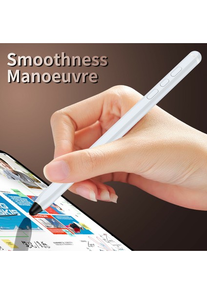 Tablet Telefon Kalemi Hassas Yazı Şarj Edilebilir Kapasitif Kalem-Beyaz (Yurt Dışından) indirimleri