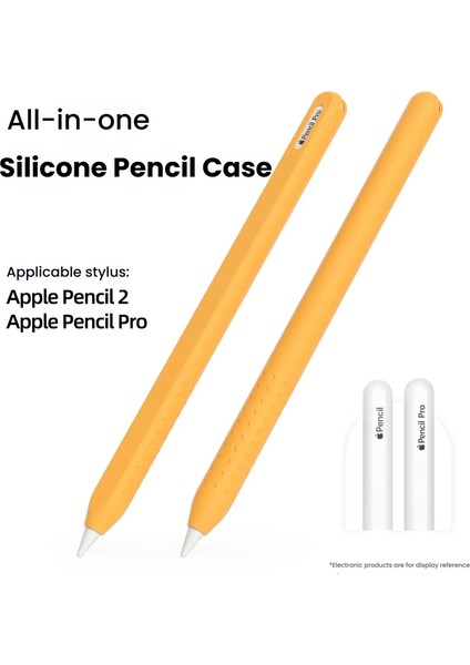 Apple Pencil (2. Nesil) Entegre Kalem Kılıfı Silikon Koruyucu Kapak-Sarı (Yurt Dışından) indirimleri