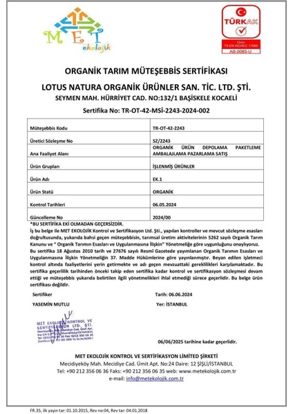 Organik Bebek Pirinç Unu 320 gr fırsatları