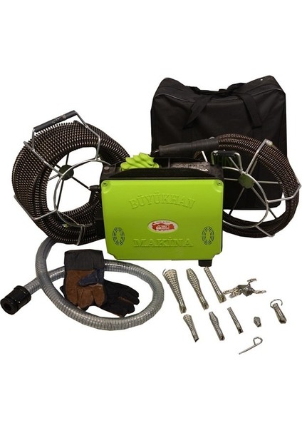 B-750 Tıkanık Açma Makinesi Full Set ( 16 Mm + 22 Mm )