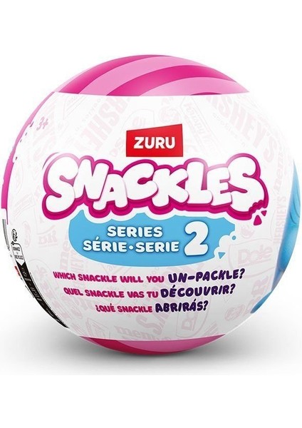 5UA02000 Snackles Aburcubur Surpriz Peluş 12 cm