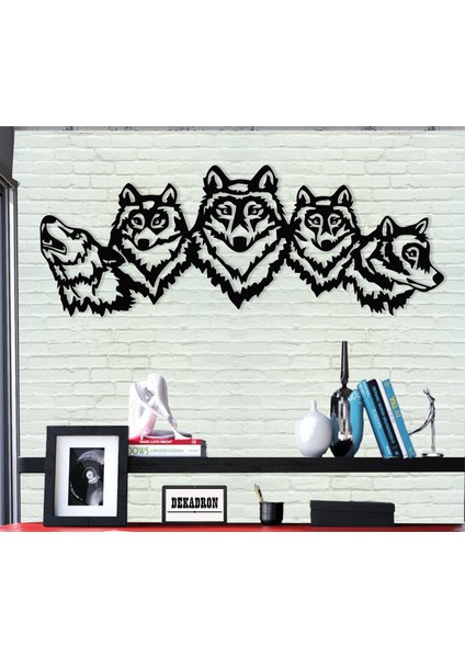 Kurt Kafası Metal Tablo