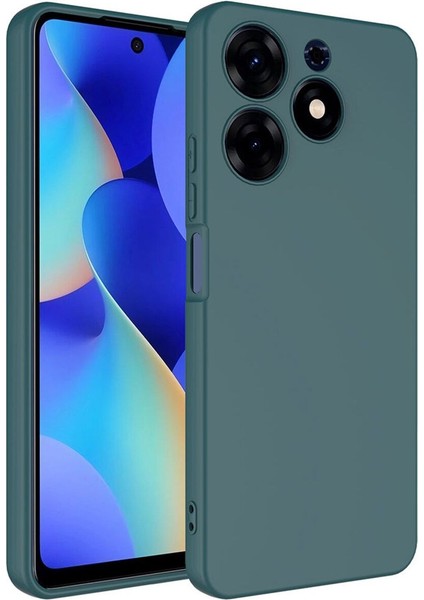 Tecno Spark 10 Pro Uyumlu Kılıf Kamera Korumalı Lansman Kadife Iç Yüzeyli Silikon Kapak