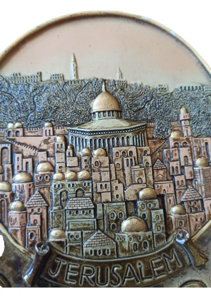 Vintage Jerusalem Temalı El Boyama Duvar Panosu & 18 cm fiyatları
