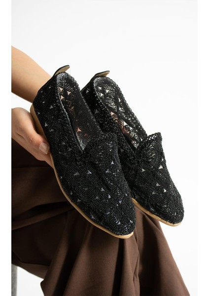 Kadın Örgü Model Hasır Babet Nefes Alabilen Yazlık Kadın Ayakkabı