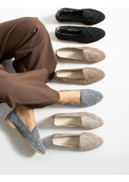 Kadın Örgü Model Hasır Babet Nefes Alabilen Yazlık Kadın Ayakkabı modelleri