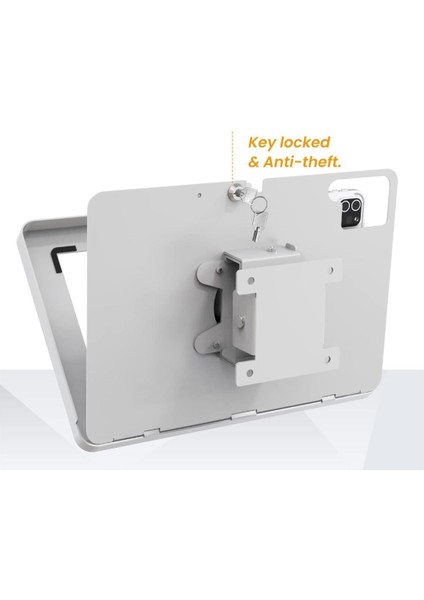 Ipad Duvar Askısı, 10,9 Inç Ipad 10 Nesil, 11 Inç iPad Pro 1 2 3 4, Air 4 5 Tablet Tutucu, Kilitlenebilir Anahtar, Mağazalar, Kütüphaneler, Akıllı Ev Için fırsatları