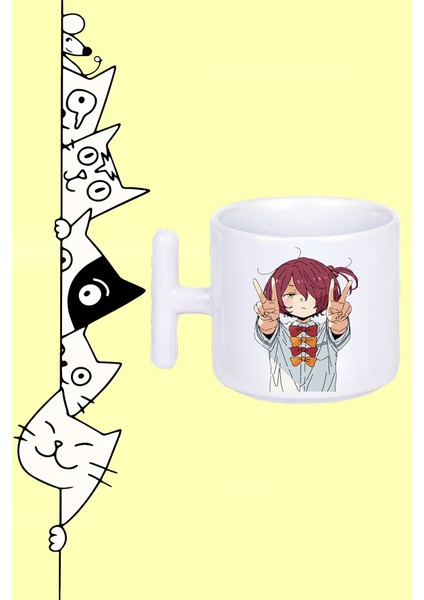 Chika Komari Karakter Anime Too Many Losing Heroines! Tasarım Baskılı Beyaz T Sap Kupa Bardak