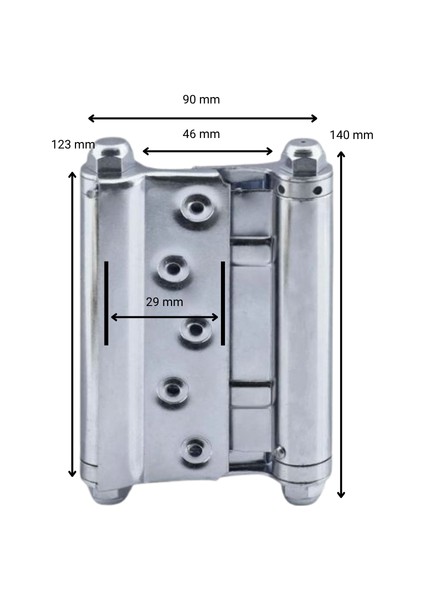 Kovboy Yaylı Menteşe 33 mm Saten fiyatları