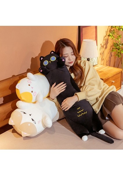 Şişman Kedi Peluş Oyuncak Bebek Sevimli Şişman Ev Kedisi Yastık Çocuk Yatağı Uzun Yastık Bebek Kız 900MM (Yurt Dışından) fiyatları