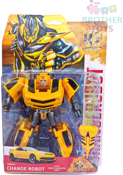 Transformer Bumble Bee Robota Dönüşen Oyuncak Robot Araba